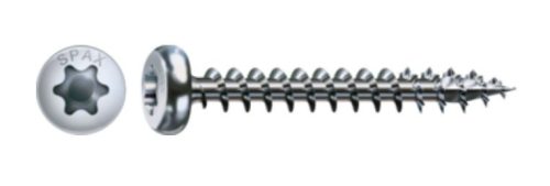 SPAX csavar 5x25 kerek fejű TSX, W, 4C,