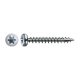 SPAX csavar 5x25 kerek fejű TSX, W, 4C,