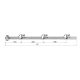 LEHMANN rúd SVS3 +V rajz 18-2419-010 hossza 507mm