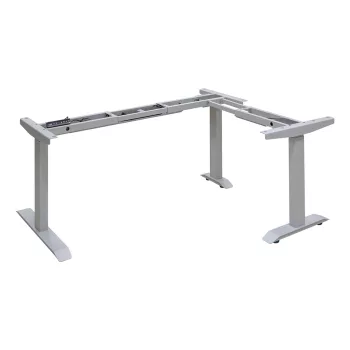   STRONG Elektromosan állítható lábazat sarok megoldáshoz, ezüst RAL9006 matt