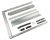 KES 005450 Dispensa Junior SLIM 640-728mm ezüst keret