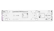 KES 005450 Dispensa Junior SLIM 640-728mm ezüst keret