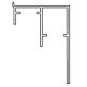 SISCO 0300 GF/ALU alsó profil 600cm