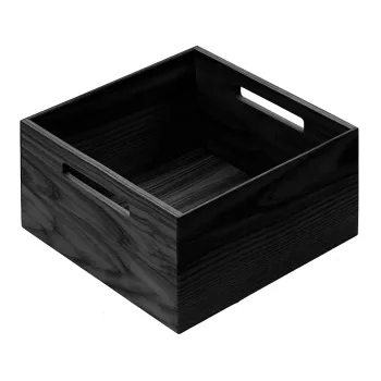   KES 009172 LiniQ krabička čtverec s úchyty 236x236 černá