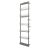 K-StrongWire kamraszekrény 300 mm / 1960-2250 mm, króm, 70kg