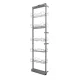 K-StrongWire kamraszekrény 400 mm / 1960-2250 mm, króm, 70kg