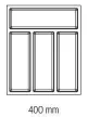 Evőeszköz tartó Classico Kristall softTouch (322 x 424 mm) fekete