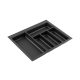 Evőeszköztartó Classico Kristall softTouch (522x424mm) fekete