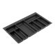Evőeszköztató Classico Kristal softTouch (722x424mm) fekete