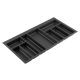 Evőeszköztartó Classico Kristall softTouch 90 (822x424mm) fekete
