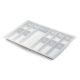 Evőeszköz tartó Classico 80 (722x474mm) szemcsés fehér