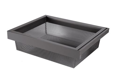 StrongWire drótkosár kerettel és csillapított kihúzással, 600 mm, barna