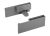 StrongMax 16/18 üvegfront tartó belső fiókhoz 89 mm-es,sötétszürke