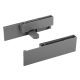 StrongMax 16/18 üvegfront tartó belső fiókhoz 121 mm-es, sötétszürke