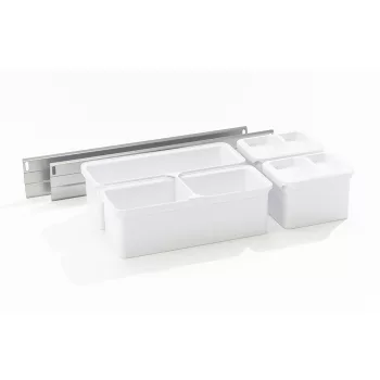 KES 005275 Dispensa/Comfort II YouboXx-Szett 3 ezüst/fehér
