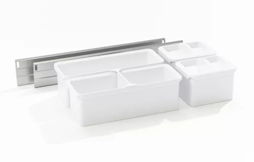 KES 005275 Dispensa/Comfort II YouboXx-Szett 3 ezüst/fehér