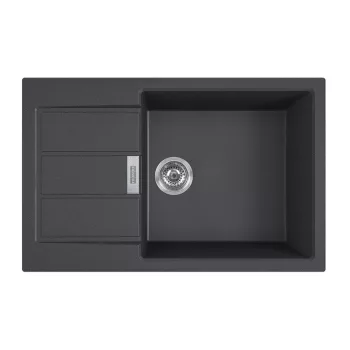 FRANKE Mosogató S2D 611-78 XL, fekete