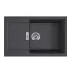 FRANKE Mosogató S2D 611-78 XL, fekete