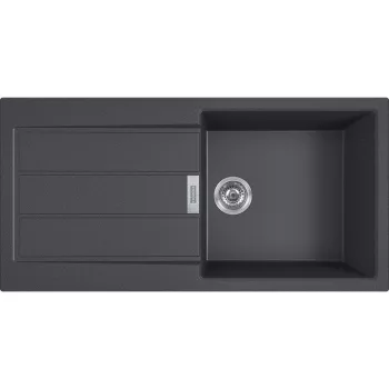 FRANKE Dřez S2D 611-100, 1000 x 500mm černá