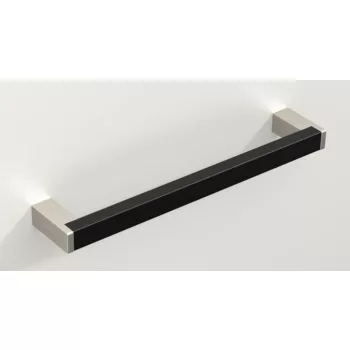   HETTICH fogantyú 9208088 Bermeo 333/320 fekete/nemesacél imitáció