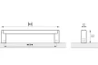 HETTICH fogantyú 9208073 Bermeo 109/96 nemesacél imitáció