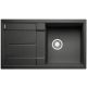 BLANCO 525919 Mosogató Metra 5 S fekete, Silgranite PuraDur excenter nélkül
