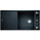 BLANCO 525857 Mosogató Axia III XL 6 S fekete InFino, excenterrel Silgranite Pur