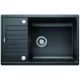 BLANCO 526018 Mosogató Zia XL 6 S Compact fekete színű, excenterrel Silgranite P