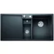 BLANCO 525866 Mosogató COLLECTIS 6 S fekete InFino excenterrel Silgranite PuraDu
