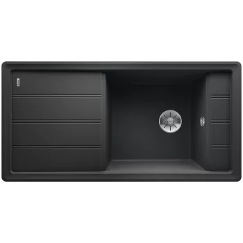   BLANCO 525896 mosogató FARON XL 6 S fekete SILGRANIT® PuraDur® InFino excenteres