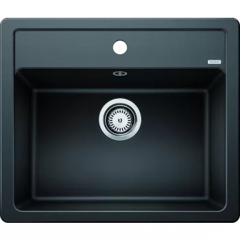   BLANCO 526084 mosogató LEGRA 6 fekete SILGRANIT® excenter nélkül