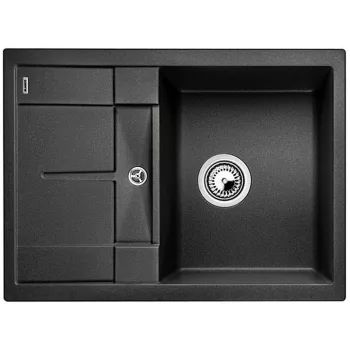   BLANCO 525912 Mosogató METRA 45 S Compact fekete SILGRANIT® PuraDur®, excenter n