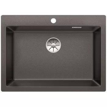   BLANCO 525957 mosogató PLEON 8 fekete SILGRANIT® PuraDur® InFino excenter nélkül