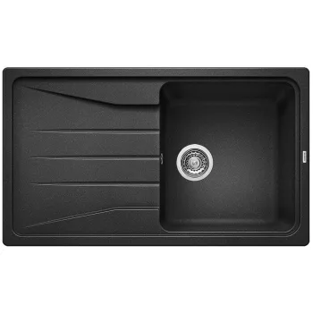   BLANCO 525972 mosogató SONA 5 S fekete SILGRANIT® PuraDur® excenter nélkül