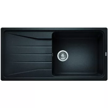   BLANCO 525977 Mosogató Sona XL 6 S fekete, Silgranite PuraDur excenter nélkül