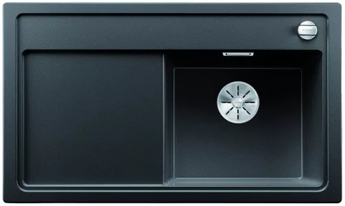 BLANCO 526037 mosogató ZENAR 45 S fekete SILGRANIT®PuraDur® InFino excenterrel