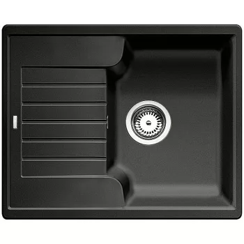   BLANCO 526006 Mosogató ZIA 40 S fekete, excenter nélkül SILGRANIT® PuraDur®