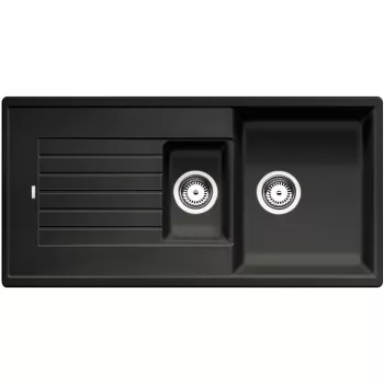  BLANCO 526021 mosogató ZIA 6 S fekete SILGRANIT® PuraDur® excenter nélkül