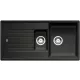 BLANCO 526021 mosogató ZIA 6 S fekete SILGRANIT® PuraDur® excenter nélkül
