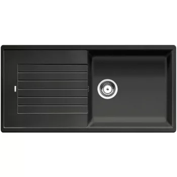   BLANCO 526024 Mosogató Zia XL 6 S fekete színű, excenterrel Silgranite PuraDur