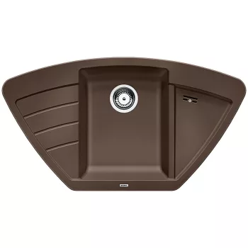   BLANCO 515074 Mosogató Zia 9 E kávé SILGRANIT® PuraDur® excenter nélkül