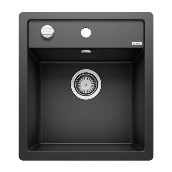   BLANCO 525870 Mosogató Dalago 45-F fekete, excenterel Silgranite PuraDur