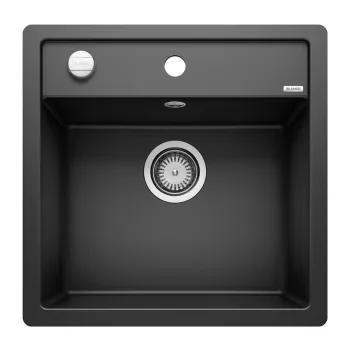   BLANCO 525872 Mosogató Dalago 5-F fekete, excenterel Silgranite PuraDur