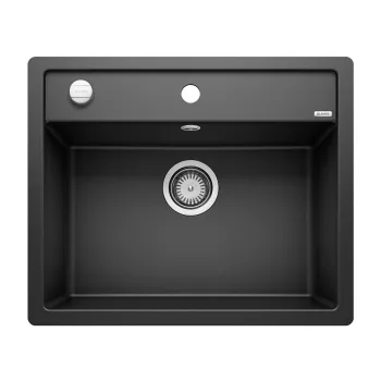   BLANCO 525875 Mosogató Dalago 6-F fekete, excenterel Silgranite PuraDur