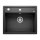 BLANCO 525875 Mosogató Dalago 6-F fekete, excenterel Silgranite PuraDur