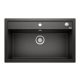 BLANCO 525877 Mosogató Dalago 8 fekete, excenterel Silgranite PuraDur