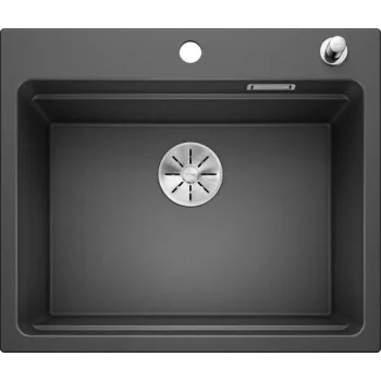   BLANCO 525889 Mosogató ETAGON 6 fekete SILGRANIT® PuraDur® InFino,excenterrel