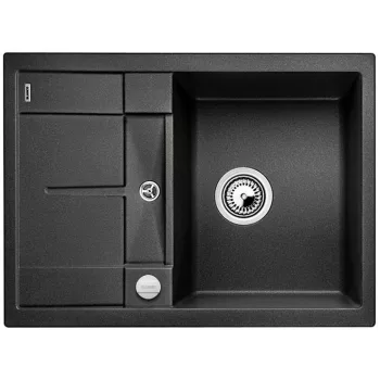   BLANCO 525913 Mosogató METRA 45 S Compact fekete SILGRANIT® PuraDur® excenteres