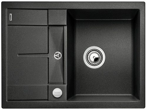 BLANCO 525913 Mosogató METRA 45 S Compact fekete SILGRANIT® PuraDur® excenteres