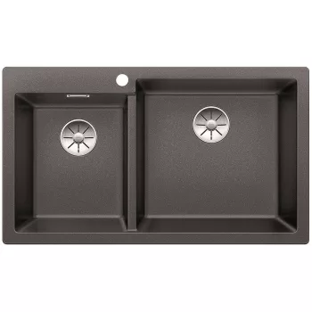   BLANCO 525958 Mosogató PLEON 9 fekete SILGRANIT® PuraDur® InFino excenter nélkül